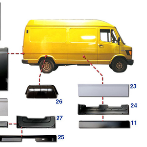 Кузовные автозапчасти Mercedes (мерседес) Кузовные автозапчасти Merced