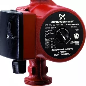 Циркуляционный насос GRUNDFOS UPS 25-60 180