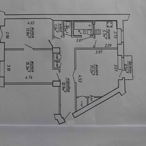 3к сталинка в центре  (ул. Сурганова 20,  ст.м. Академия наук)