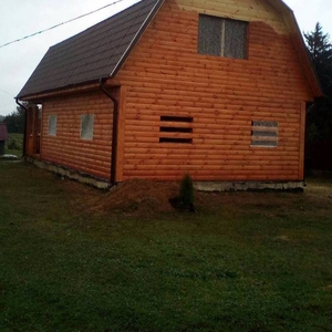 Дом-Баня из бруса готовые срубы с установкой-10 дней недорого Гродно