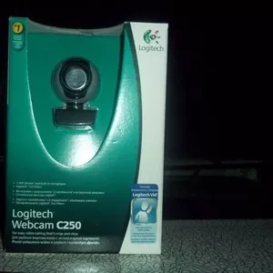 продам вэб-камеру logitech C250. 1.3 мегапикселя, встроенный микрофон