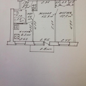 Продажа 2-комнатной квартиры,  Минск,  Ломоносова,  д.6 (Советский район)