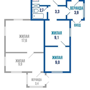 продается 1/2 часть дома в Барановичах